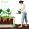Best Choice Products 4x2x2ft Outdoor Raised Metal Oval Garden Bed, Planter Box for Vegetables, Flowers